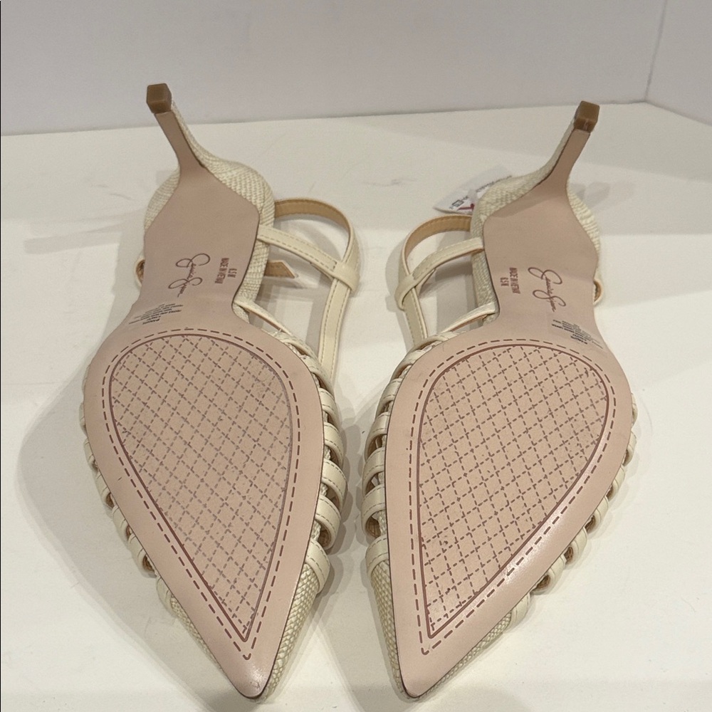 Jessica Simpson Strappy Pumps Cream Color  NWT-FINAL PRICE! - Picture 8 of 11